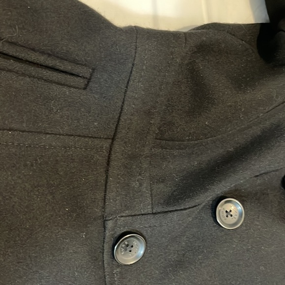 Michael Kors women’s black pea coat size S - Picture 13 of 14